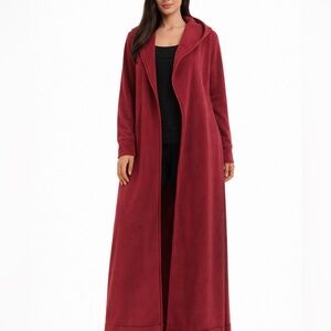 UGG Red Hooded Robe Soft Cozy Loungewear Women’s Size Small